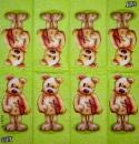 210 Teddy - 4-ply (blue) - Sniff - Handkerchief
